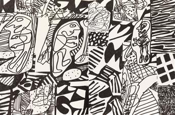 JEAN DUBUFFET Il y a by Jacques Berne.